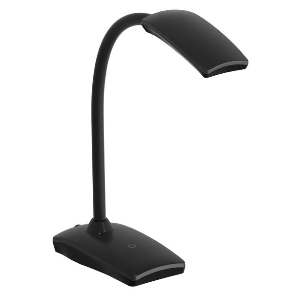 LUTW LED Desk Light, 5W, 450 Lumens, 1 Pack, Black