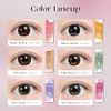 [ Mai Shiraishi Image Model Color Contacts ] feliamo 1day Affogato (No prescription) [0.00]