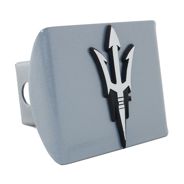 Arizona State Silver Metal Hitch Cover