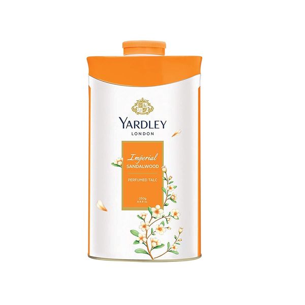 Yardley Sandalwood Perfumed Talc, 250 g 8.8 Ounce (Pack of 1)
