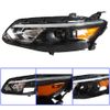Labwork Left Side Headlight For Chevy Malibu 2016-2018 Clear Lens Black Housing