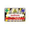 Medical Alert Bracelet ID Card Set (Autism)