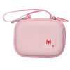 Mchoi Hard Case Suitable for Phomemo P12/P12 Pro Label Maker & Label Tapes, Waterproof Shockproof Printer Handheld Labeler Protective Case (Pink)