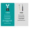 Y-Brush - Electric Toothbrush - Y-Shaped Brush - 3 Months Battery Life - NylonBlack Premium Pack