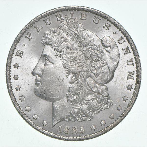 BU/Unc 1885-O Morgan Silver Dollar (1 coin)