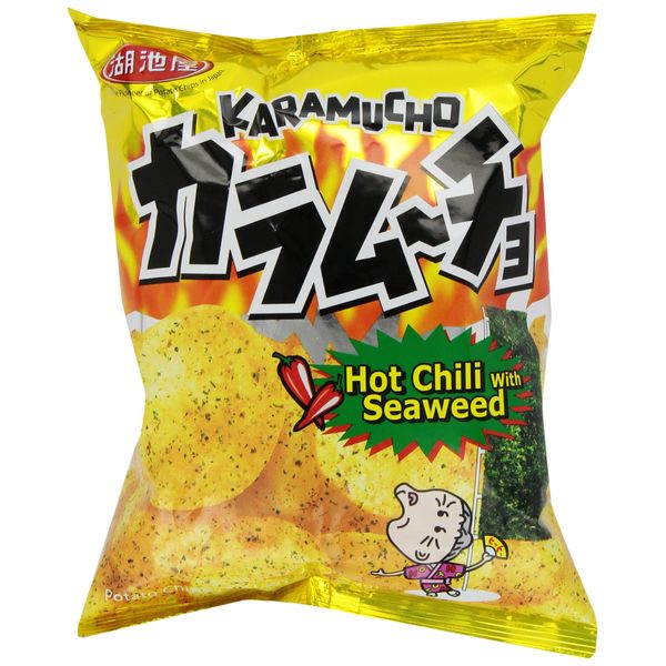 Koikeya Karamucho Potato Chips, Spicy Seaweed, 2.01 Ounce (Pack of 12)