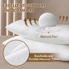 MIULEE 16x20 Inch Pillow Insert, Throw Pillow for Bed Sofa Couch Rectangle Decorative Lumbar Virgin Microfiber Stuffer