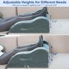 Adjustable Leg Elevation Pillows for after Surgery with Ergonomic Curve, Cooling