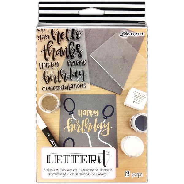 Ranger Embossing Technique Kit, Synthetic Material, Multi-Colour, 19.1 x 11.7 x 3.9 cm