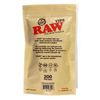 RAW / RAW NATURAL UNREFINED PRE-ROLLED TIPS 200 PACK CHIP ROACH FILTER