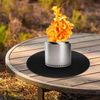 20" Dia Fire Pit Mat for Solo Stove Bonfire, Fireproof Round under Grill Mat