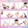 Square Nail Tips, Venares Half Fake Nails Tips Square 500Pcs 10 Size Fake Nails Short with Glue Nails Files Nail Buffer Blocks Nail Brush Nail Clipper, Oval French Acrylic Clear False Nails with Glue