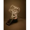 Stitch Light Up Night Light, Personalized FREE, Character LED Table Lamp