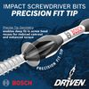 BOSCH ITDPH23505C - 5 pc. Driven 3.5 In. Phillips® #2 Power Bit with Clip for Custom Case System