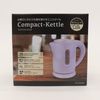 Hiro Corporation KTK-08 Compact Electronic Kettle, White, Electric Kettle