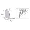 CRL Translucent Plastic Pull Tabs for Screens - Bulk Pack of 100