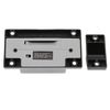 Burg Wächter 39400 110M 4DIAL COMBI LOCK BOLT 100CSB, Black