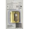 4-Pack Gator Door Latch Restorer - Strike Plate (Bright Brass)