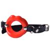 Open mouth exercise belt with fun adjustable silicone lips