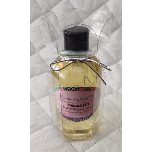 Desire Moisturizing Massage/Body Oil for Men 8oz Medium