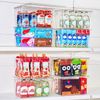 Clear Storage Bins with Lids Stackable - Xlarge Plastic Containers for Pantry Or