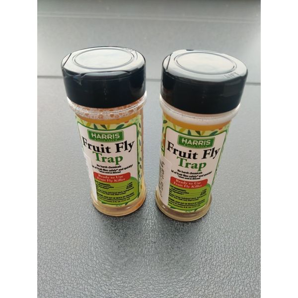 2 Fruit Fly Traps -No Harsh Chemicals - Ready To Use - Safe In Kitchen