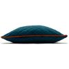 Riva Home Quartz Polyfilled Cushion, Polyester, Teal/Jaffa Orange, 45 x 45cm (18" x 18")