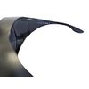 Solar Shield Fits-Over SS Polycarbonate II Smoke Sunglasses