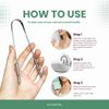 QD Essential Tongue Scraper with Travel Case (Two Pack)| Prevent Bad Breath with Easy To Carry Tongue Cleaner |100% Stainless Steel Tongue Scrubber for Daily Hygiene & Oral Care
