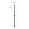 BNG Diamond Nail Drill Bit, Professional 3/32" Electric Nail File for Acrylics Gels Nail Art, Cleaning Cuticle Bit Nail Drill Manicure Pedicure Salon Tool, Medium