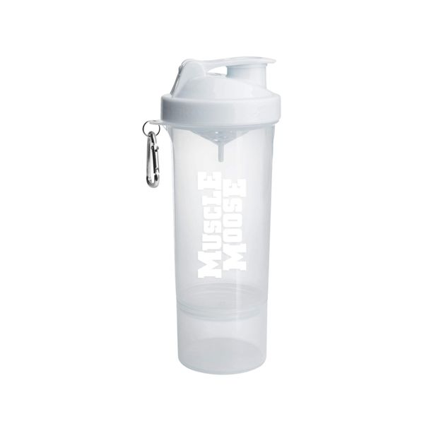 Muscle Moose Smartshake Slim 500ml White On White