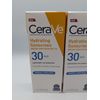 3X Cerave Hydrating Mineal Sunscreen SPF 30 Lightweight 2.5 oz ea Read Descripti