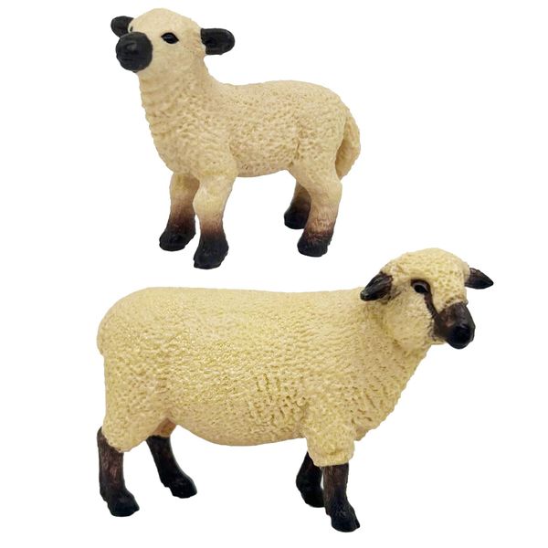 Gemini&Genius Lamb Toys Farm Animal Figurine Toys, Shaun The Sheep Toys Playset. Great for Kids Party Supplie Toys, Gifts for Kids, Ages 3+