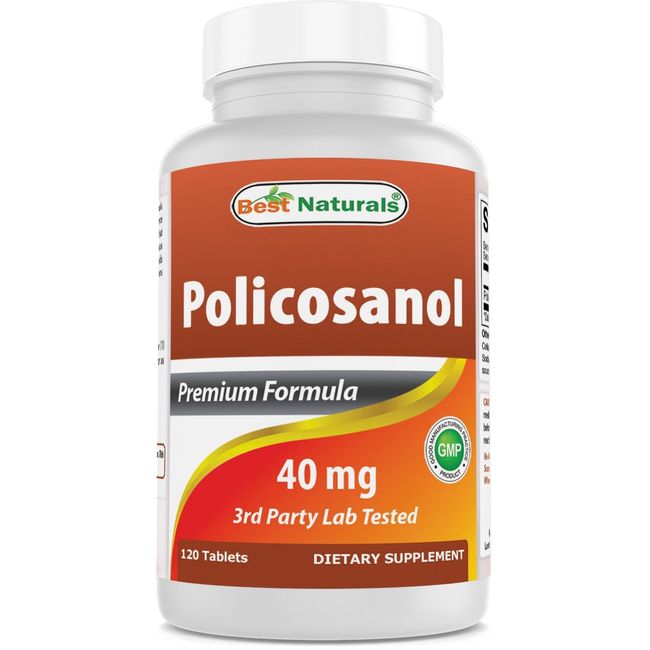 Best Naturals Policosanol 40mg 120 Tablets