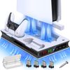 Ps5 Stand And Cooling Station With Dual Controller Charger And Usb Hub