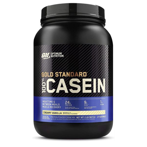 Optimum Gold Standard Casein Creamy Vanilla 907g Optimum Nutrition Gold Standard 100% Micellar Casein, 1 tbsp