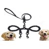 Edipets, Double Dog Leash, Extendable Reflective Anti-Pull 360° No Tangle Training Leash for Two Dogs, Small, Medium and Large