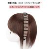QIAOXI Bangs Wig, Headband, Women's, Partial Wig, Hair Clip, Point Wig, Partial Cover, Wig, Costume, Heat Resistant, Thick, Natural