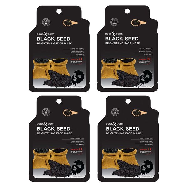 Dearderm Black Seed Brighting Mask (4pc)