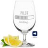 JUNIWORDS Water glass with engraving, pilot loading, water glass (1004434)
