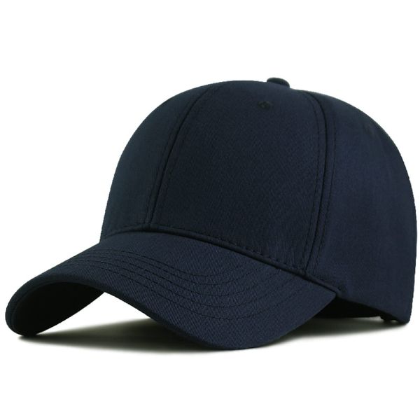 ISWMM Großer Kopfhut Sport XXL Übergröße Baseball Cap Big Head Hat Plus 60-65 cm, marineblau