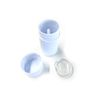 Empty Deodorant Containers - Twist-up, Reusable, Recyclable, DIY Empty Deodorant Tubes, Bottom-fill 1.0 Oz (5-Pack, White)
