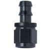 Fragola 200110-BL Black Size (-10) Straight Push Lock Hose Fitting