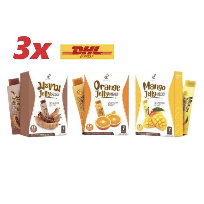 3x Per Jelly Fiber Tamarind Orange Mango Detox Innovations delicious diet slim