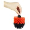 Drill Brush Set Power Scrubber Drill Attachments For Carpet Tile Grout Orange