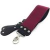G.B.S Ultra Wide Straight Razor Strop Handmade Barber Leather Razor Strop for Sharpening Razor, Knives Dual Sharpening Strap Black and Maroon with Fine Edges blades 3" x 26" for Men