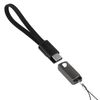 BoxWave Cable Compatible with Dirtywave M8 Tracker Model:02 - USB Type-C Keychain Charger, Key Ring USB Type-C to Type-A 8 in USB Cable - Jet Black