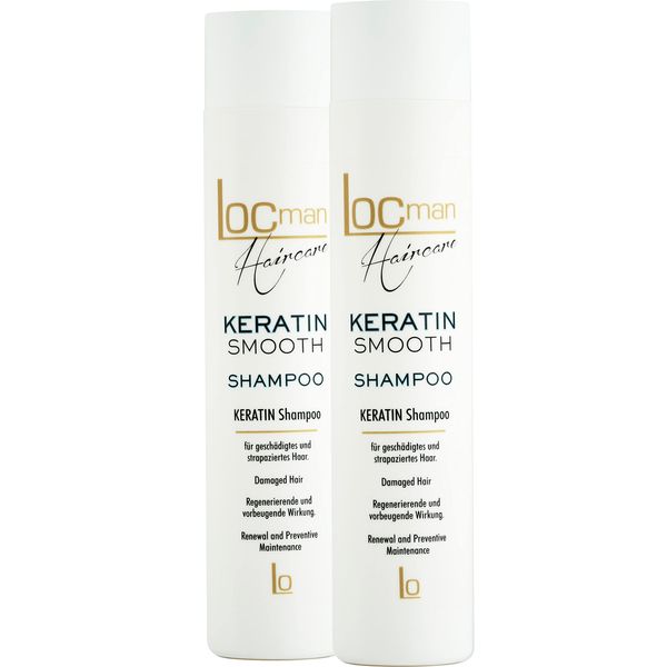 Locman SparEdition - 2 x Keratin Smooth Repair Shampoo
