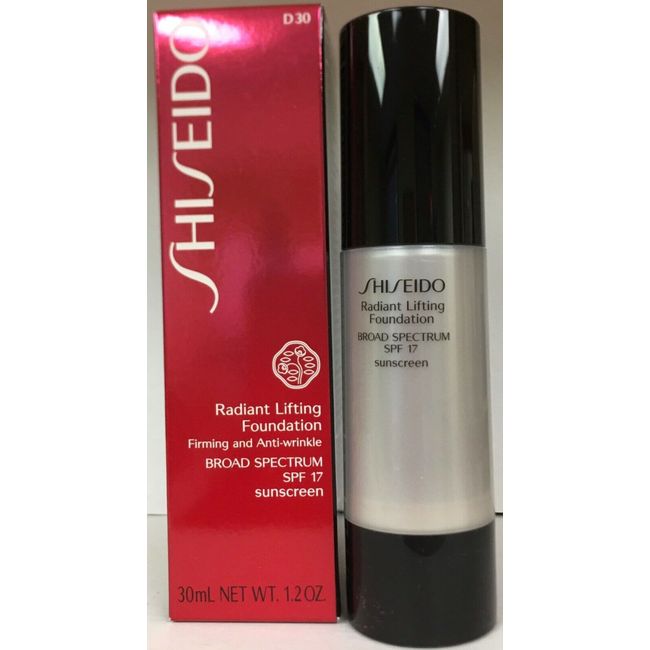 SHISEIDO RADIANT LIFTING FOUNDATION FIRMING&ANTI-WRINKLE SPF 17 VERY RICH BROWN