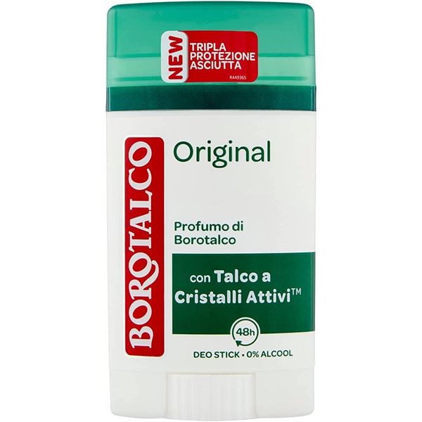 H.Roberts & Co. Borotalco, Deo Stick Original with Microtalc, 40ml